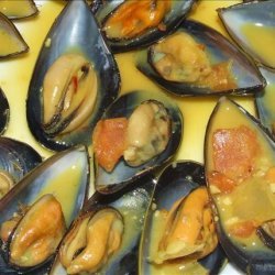 Curry-Coconut Mussels
