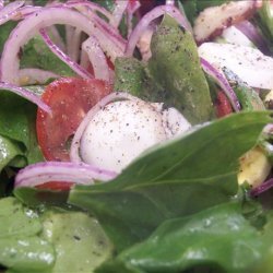 Spinach and Mushroom Salad With Citrus Vinaigrette
