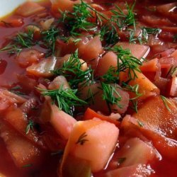 Vegetarian Borsch Soup
