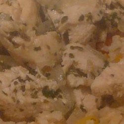 Chicken and Herbs in a White Wine Sauce