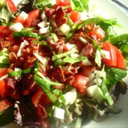 Tomato and Bacon Salad in Bibb Lettuce Cups