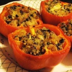 Baked Capsicum (Bell Peppers)
