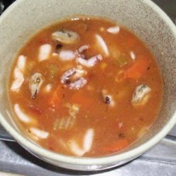 Super Easy Seafood Soup of Necessity