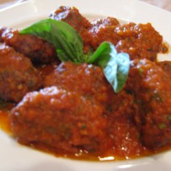 Meatballs and Red Sauce