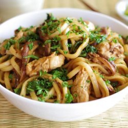 Chicken and Spinach Noodles
