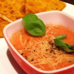 Valentines Day Tomato Basil Soup