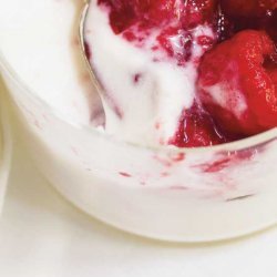 Raspberries and Ricotta Mousse