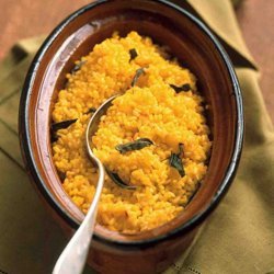 Risotto Baked with Sage and Saffron