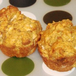 Chunky Apple Molasses Muffins