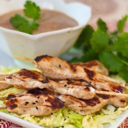 Chicken Skewers With Satay Sauce