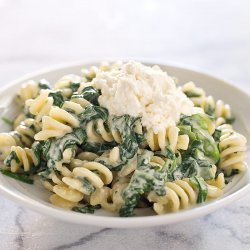 Fusilli With Spinach and Ricotta
