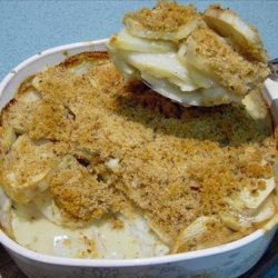 Crunchy Scalloped Potatoes With Thyme