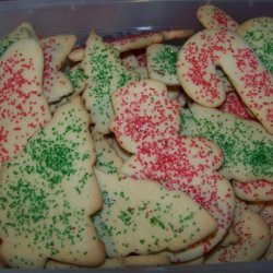 Christmas Sugar Cookies--Or Anytime