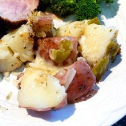 Patricia's Poblano and Potato Side Dish