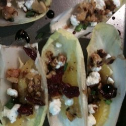 Endive Stuffed With Goat Cheese and Walnuts