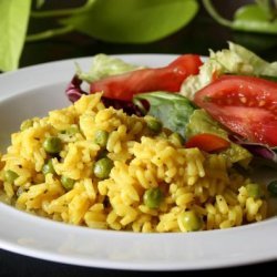 Yellow Rice With Peas