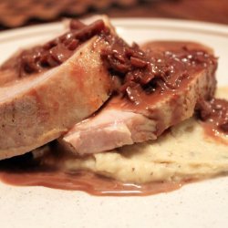 Pork Loin in a Red Wine Reduction