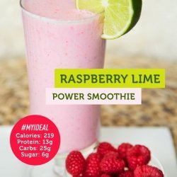 Raspberry Lime Smoothie