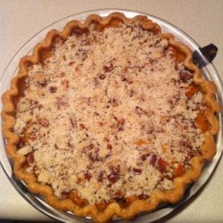 Dutch Apricot Pie With Crumb Topping