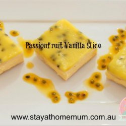 Passionfruit Vanilla Slice