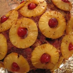 Pineapple Mustard Glazed Ham