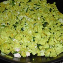 Scrambled Tofu With Herbs and Cheese by Deborah Madison