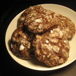 Chocolate Crackle-Top Biscuits