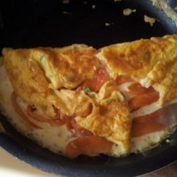 Smoked Salmon Omelet With Herbs