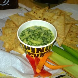 Spinach & Artichoke Dip with Pita Chips