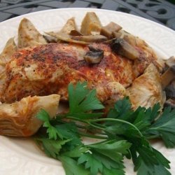 Chicken With Artichoke Hearts & Mushrooms