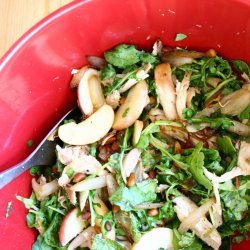 Caramelized Apple and Arugula Salad