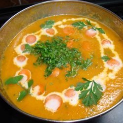 Cream of Carrot and Coriander Soup