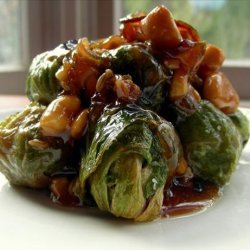 Brussels Sprouts and Walnuts With Fennel and Shallots