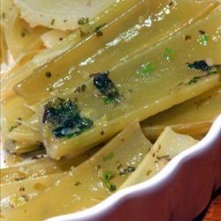 Braised Celery With Vermouth-Butter Glaze