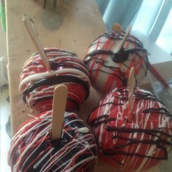 Red and Black Candy Apples