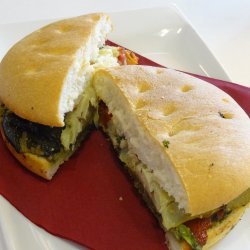 Pesto Focaccia Sandwiches
