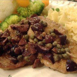 Pork Medallions With Olive and Caper Sauce