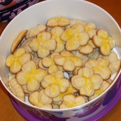 Lemon-Cheese Spritz Cookies
