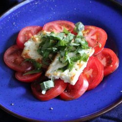 Grilled Feta With Fresh Tomatoes