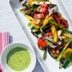 Grilled Vegetables with Salsa Verde