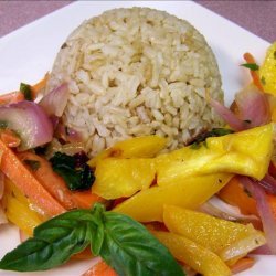 Coconut Green Curry Brown Rice