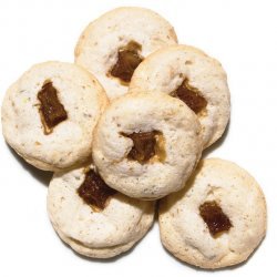 Thyme-Meringue Cookies With Boozy Apple