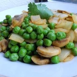 Ed's Secret Pea and Mushroom Salad