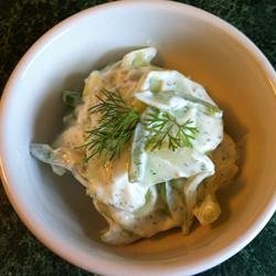 Cool and Creamy Cucumber Salad