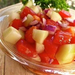 Tomato Cucumber Onion Salad