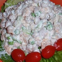 Easy Salmon Whole Wheat Pasta Salad