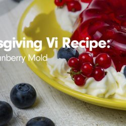 Thanksgiving Cranberry Mold