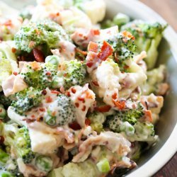 Cauliflower Broccoli Salad