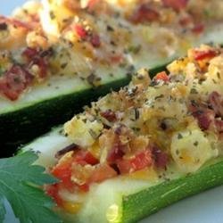 Zucchini Boats on the Grill