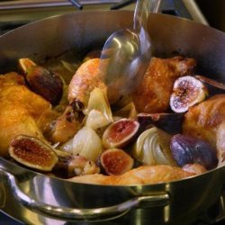 Braised Chicken With Figs, Honey & Vinegar